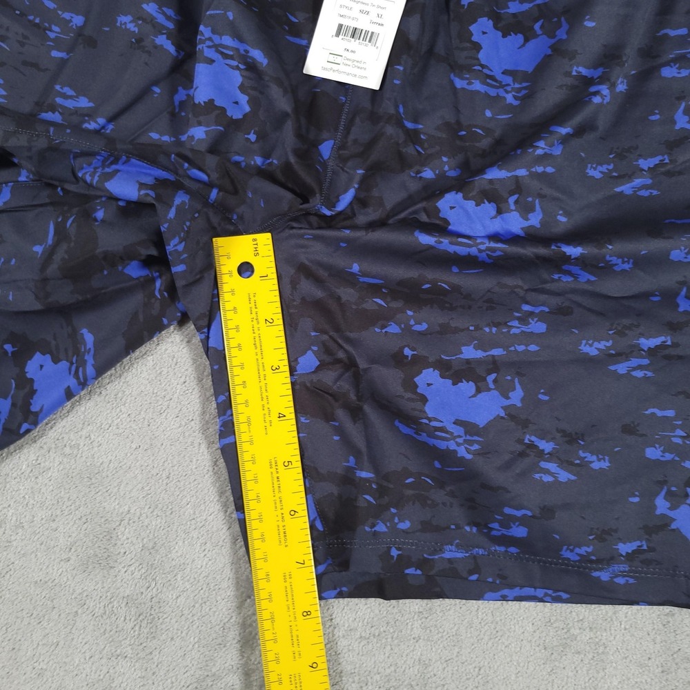 tasc Performance Shorts Mens XL Blue Weightless 7in Terrain Camo Active Running - Picture 6 of 12